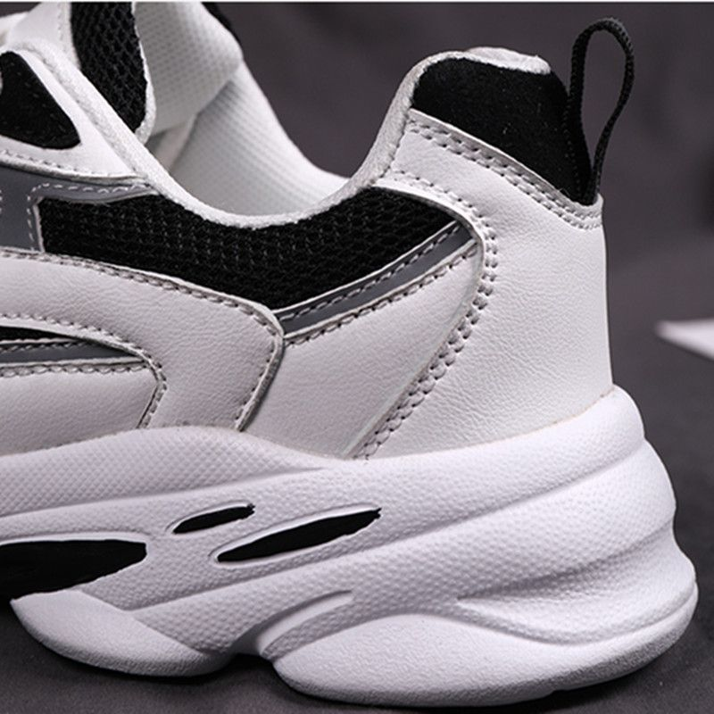Zapatillas de running para mujer con aumento de altura, transpirables, para parejas, deportivas de baloncesto_voghion.com