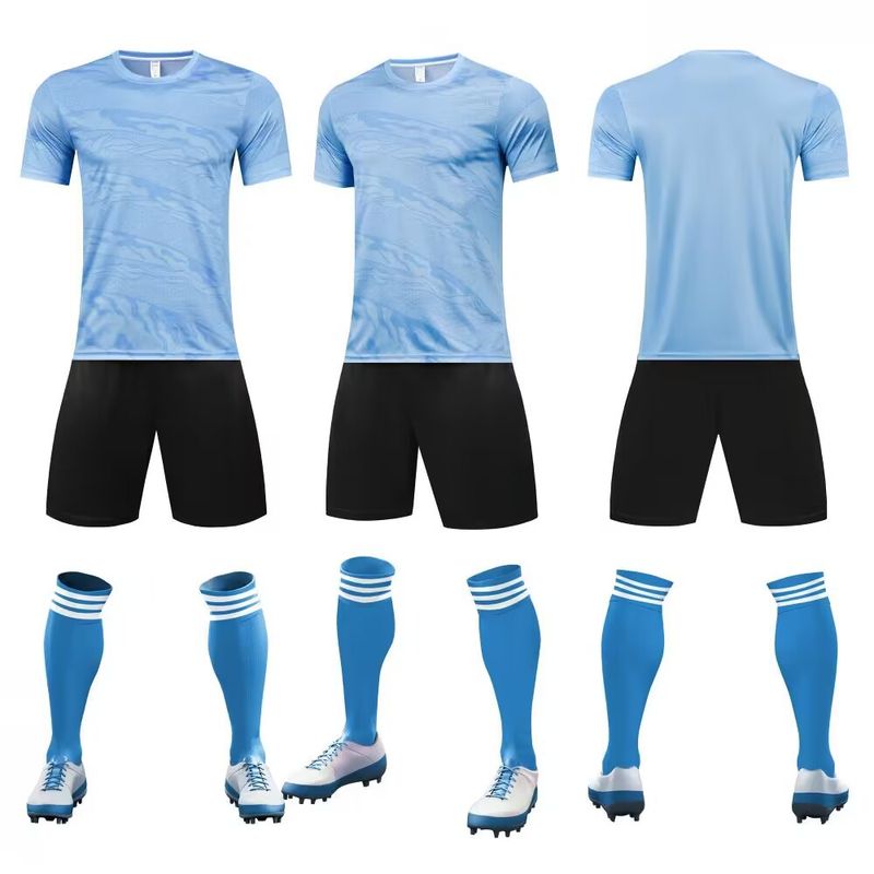 Rapid training competitie team uniform, student kinderen volwassenen korte mouwen shirt, voetbal pak set, heren en_voghion.com