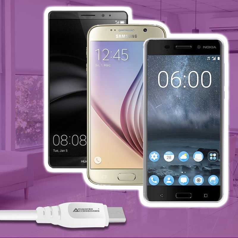 Micro-USB-Ladekabel, 3 m, Ladekabel und HD-Datenübertragung für Android-Telefone_voghion.com