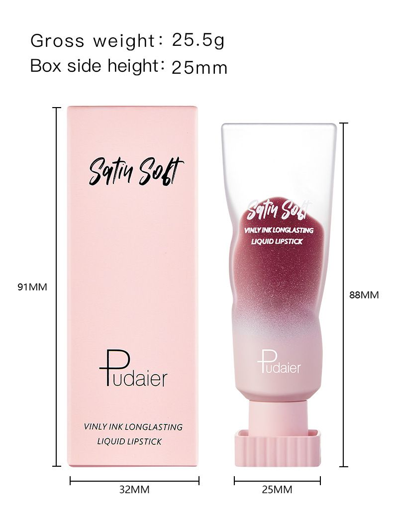 Pudaier New Makeup 8 culori Pearl Mirror Glaze pentru buze Ruj lichid Vopsea Gloss Balsam de buze Hidratant Imbunatatirea culorii Utilizare universala_voghion.com