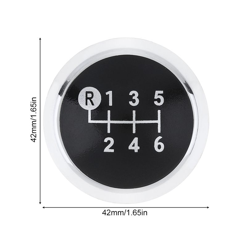 6-växlad manuell Styg ABS växelspaksknopp spak handbollshuvudskydd för TOYOTA Corolla 1.8MT 2007-2013 /_voghion.com
