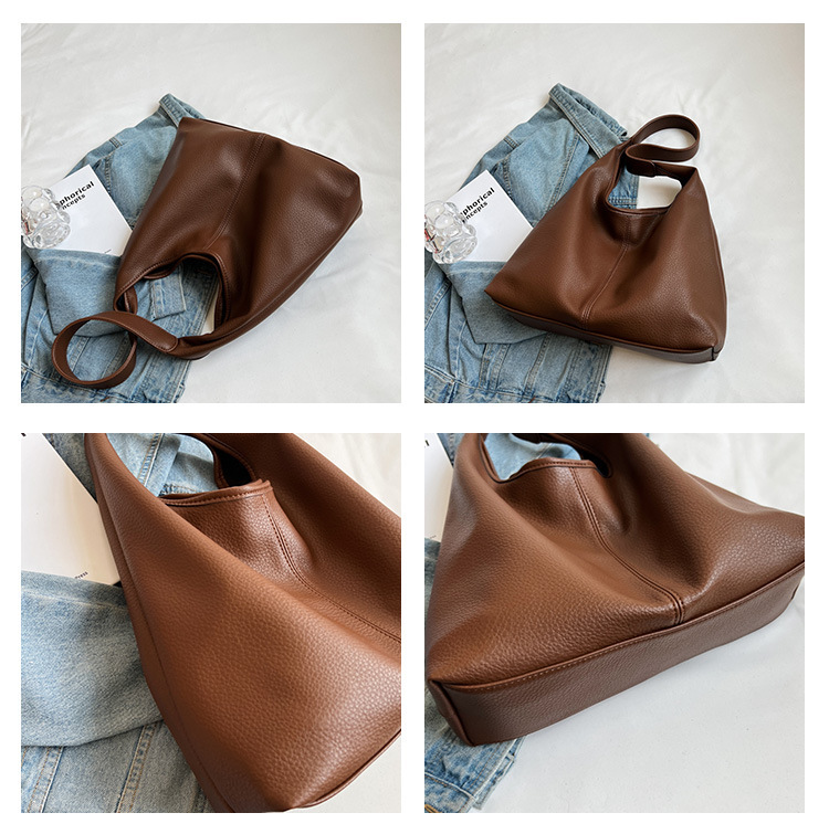 New fashionable women's bags for spring and summer, single shoulder underarm bag with large capacity crossbody bag, high-end commuting tote bag_voghion.com