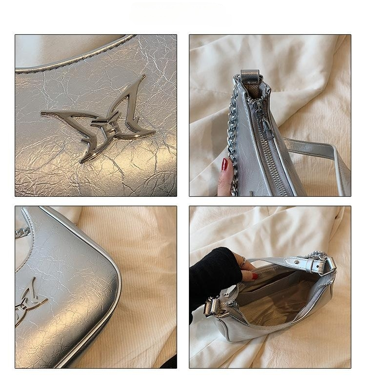 Europa e Stati Uniti tendenza borsa sotto le ascelle da donna piccola borsa a tracolla in pelle fiore femminile borsa da donna con temperamento moda senso senior_voghion.com