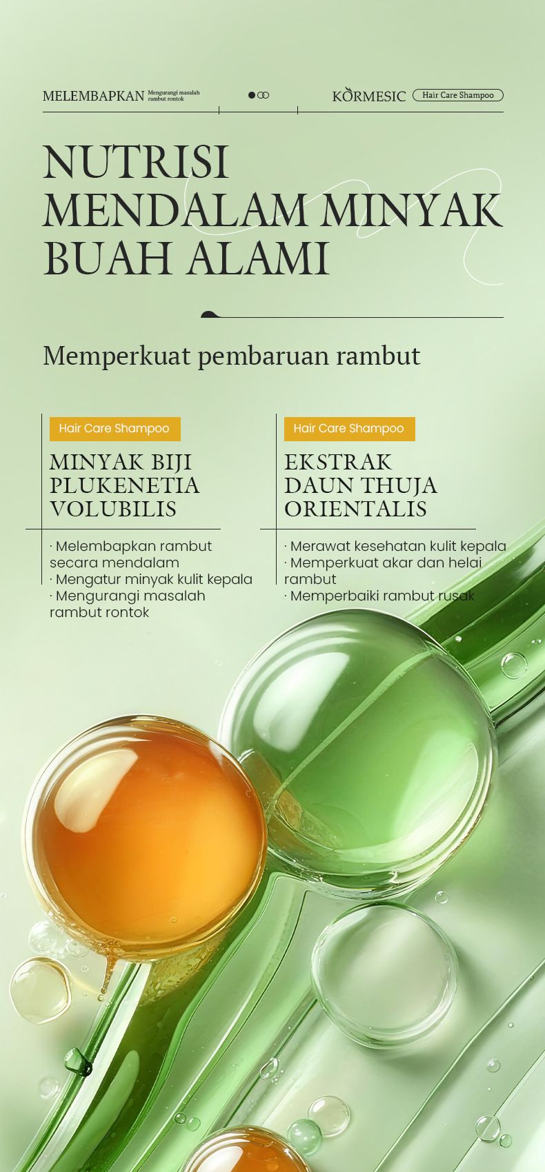 KORMESIC Hair Care Shampoo Shampoo Soft Floating_voghion.com