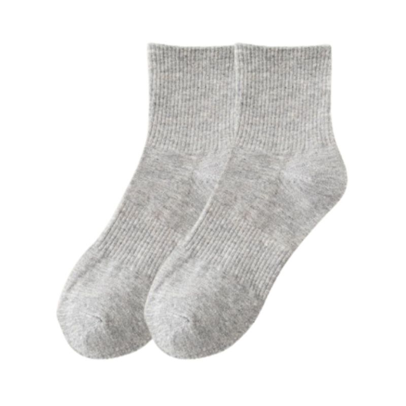 2025e 【】Calcetines deportivos de algodón de tubo medio-alto para mujer, transpirables, finos, para primavera y verano para hombre_voghion.com