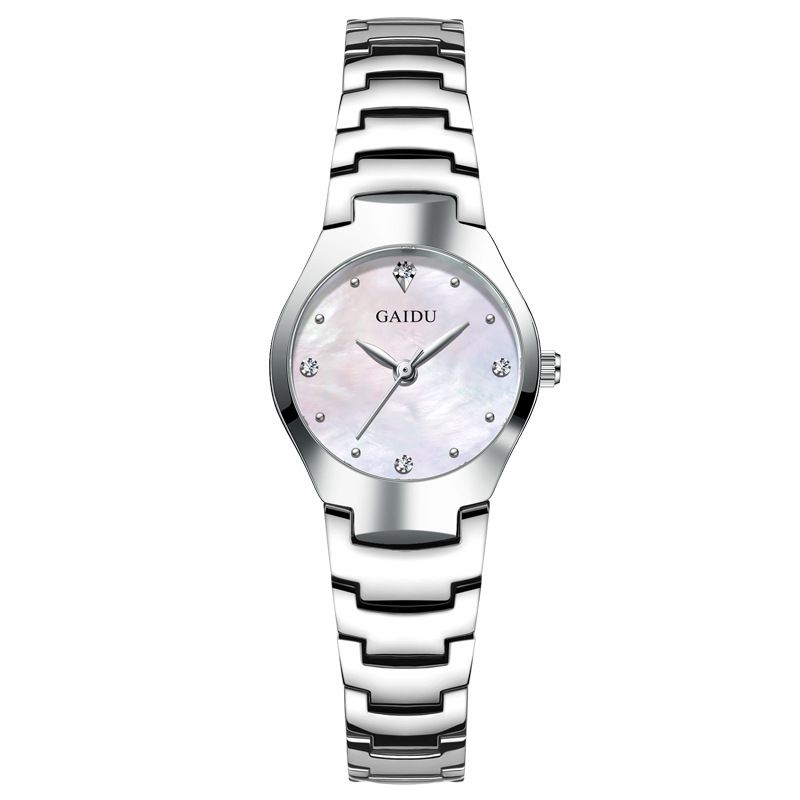 Orologio da donna alla moda, semplice, ultra-sottile, compatto, in acciaio al tungsteno, impermeabile, colore_voghion.com