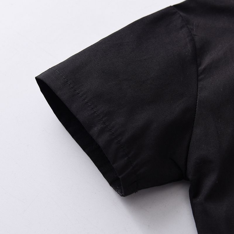 Kinderkleidung Jungenanzug Sommer Kurzarmhemd Overalls hübsche Kinderleistungskleidung Klavier Host Laufstegleistungskleidung_voghion.com