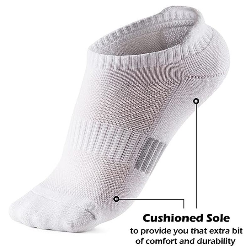 Men's Large Size Sports Socks - Breathable Quick-Dry Boat Socks For Running US7-14_voghion.com