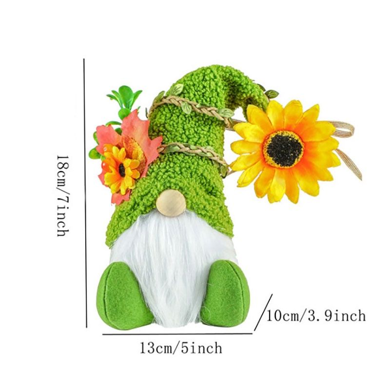 Peluche décorative unique pour le festival des tournesols, à présenter sur un bureau._voghion.com