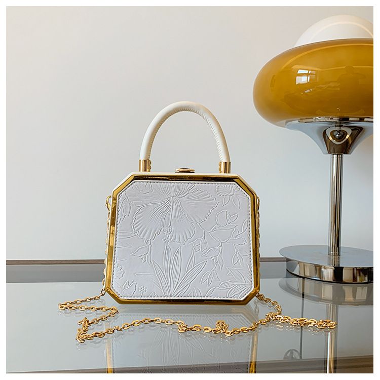 Women's High-End New Fashion Handbag Crossbody Shoulder Evening Versatile Box Bag_voghion.com