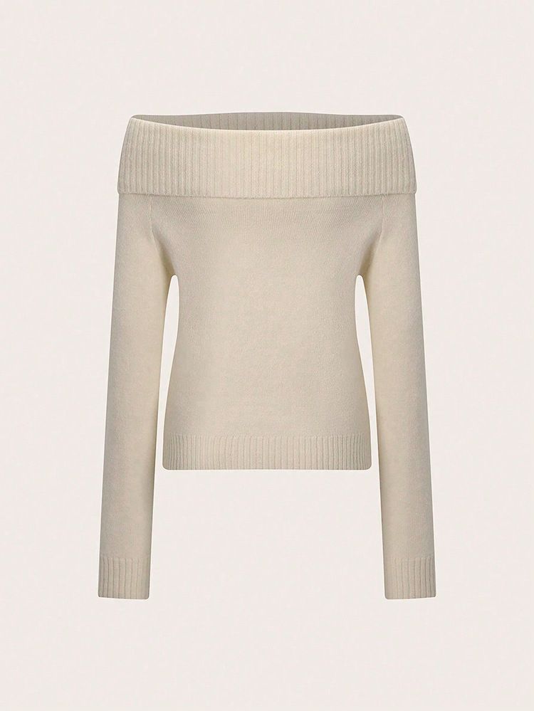Windfarben gestreifte Strickjacke mit geschnürter kurzer, hohler Strickbluse_voghion.com