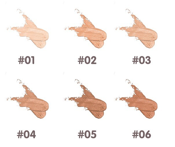 GLAZZI Μικρό χρυσό σωληνάριο κονσίλερ σε υγρό foundation Κονσίλερ για το δέρμα Τατουάζ Ακμή Εκτύπωση Νέο προϊόν Μακιγιάζ_voghion.com