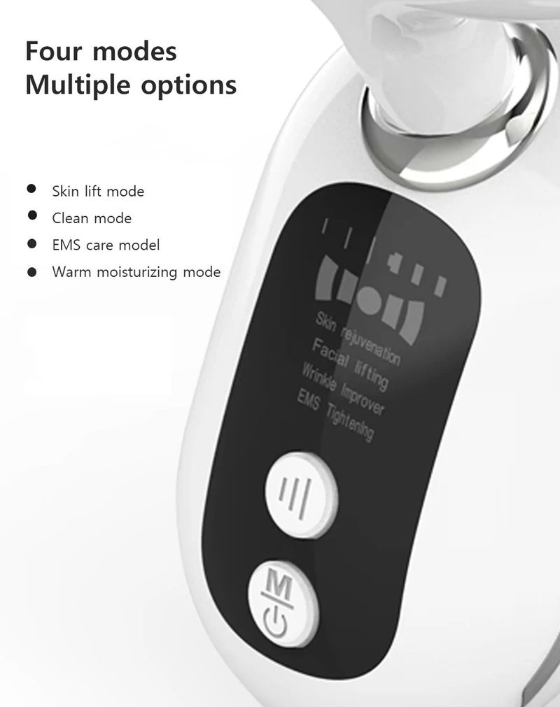 Cross-Border New Microcurrent Neck Device Facial Lifting Firming Rejuvenation Massager Home Use Color Light Beauty_voghion.com