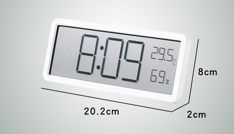 INS Einfache Große Bildschirm Wohnzimmer Wand Temperatur Und Feuchtigkeit Kreative Moderne Uhr Kann Aufgehängt Werden Oder Stehen YD106_voghion.com