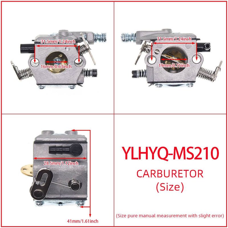 Carburador para motosierra Stihl 021 023 025 MS210 MS230 MS250 Zama C1Q-S11E S11G Walbro WT 286_voghion.com