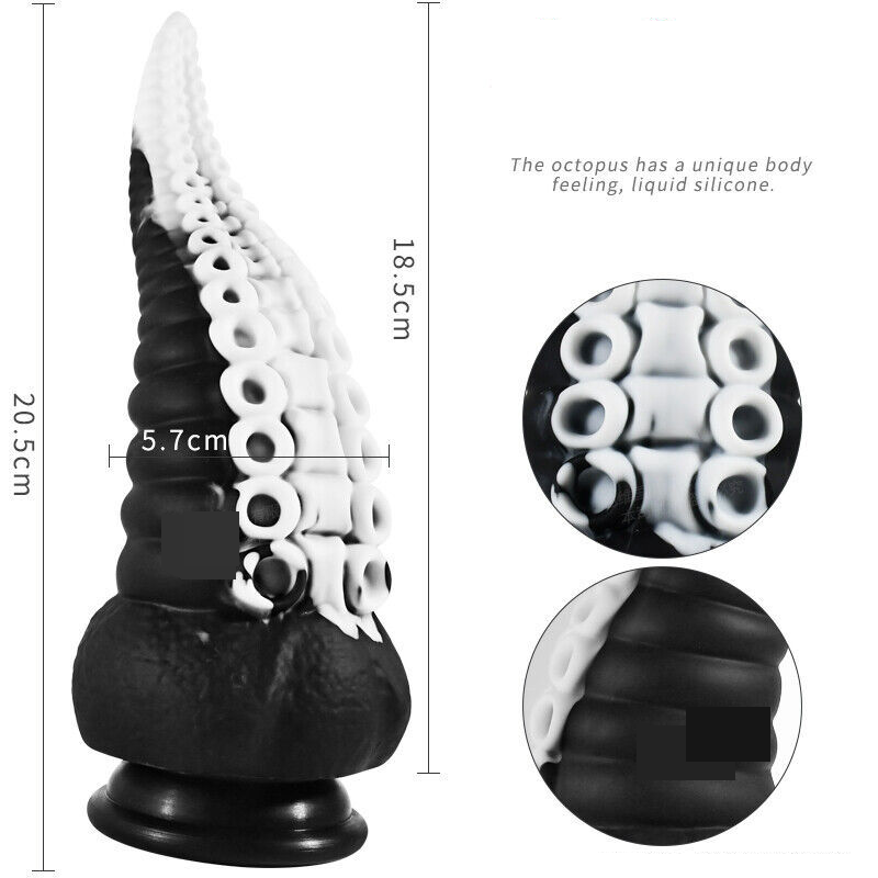 Realistic Tentacle Dildo Monster Octopus Dildo Anal Vaginal Plug Anal Sex Toys_voghion.com