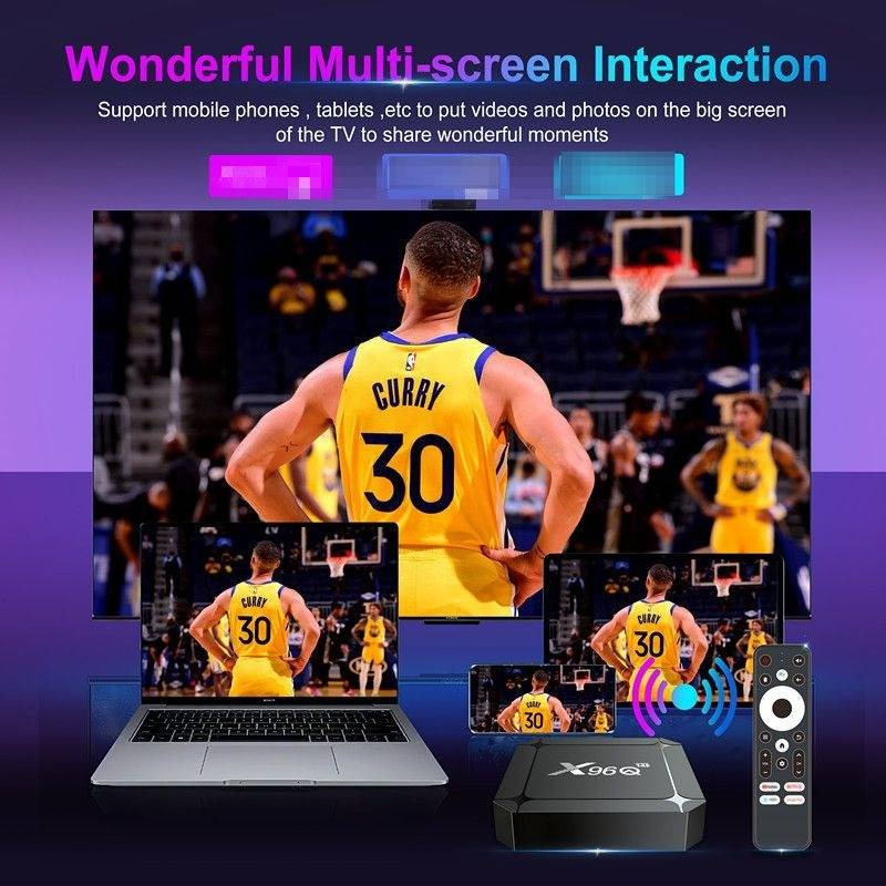 Smart X96Q TV Box – RK3518, Android 14.0, Quad-Core, 4K UHD, WiFi6, BT, USB3.0_voghion.com