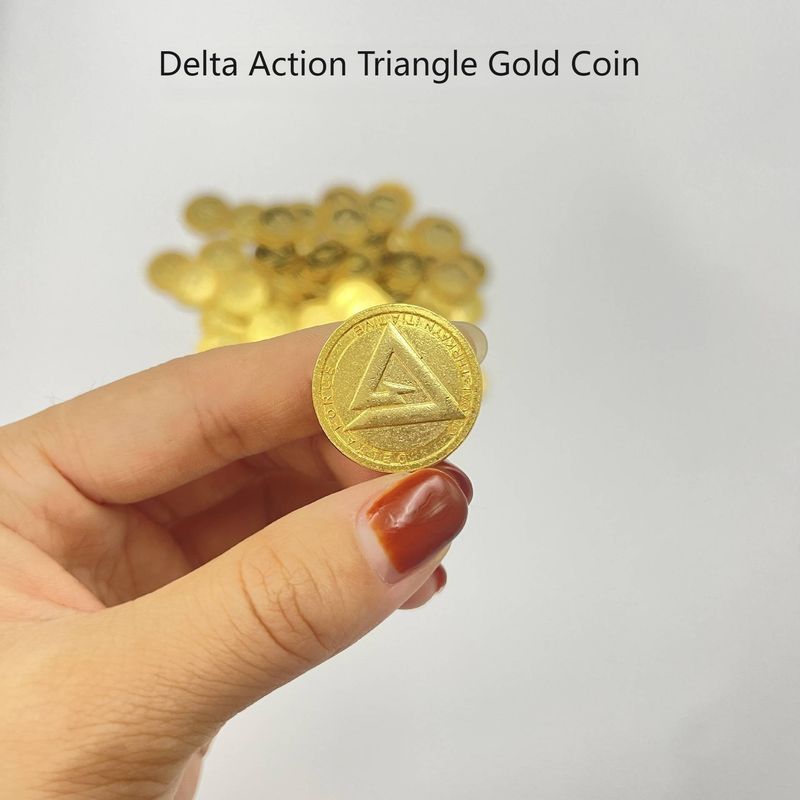 Delta Operation Goldmünzen-Replika-Set – Sammelmünzen aus Metall (2 cm/2,5 cm, 5–100 Stück), Sammlerstücke für Spiele und Militär._voghion.com