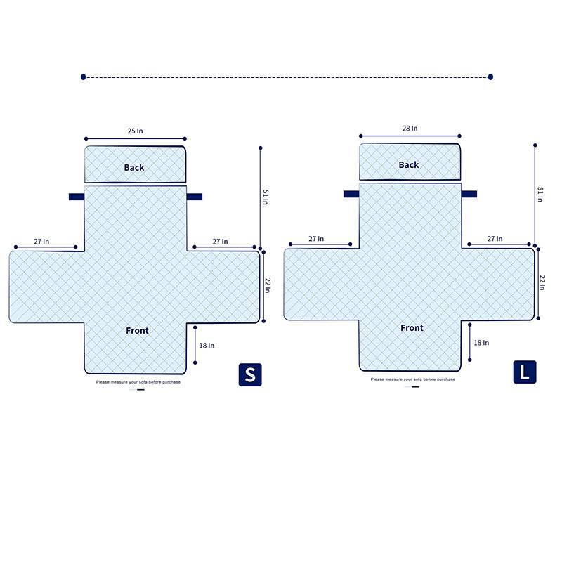 Fodera impermeabile per cuscino per chaise longue – Misura universale per divani e poltrone reclinabili a 4 posti (antiscivolo, elasticizzata, lavabile in lavatrice – 8 colori neutri)_voghion.com