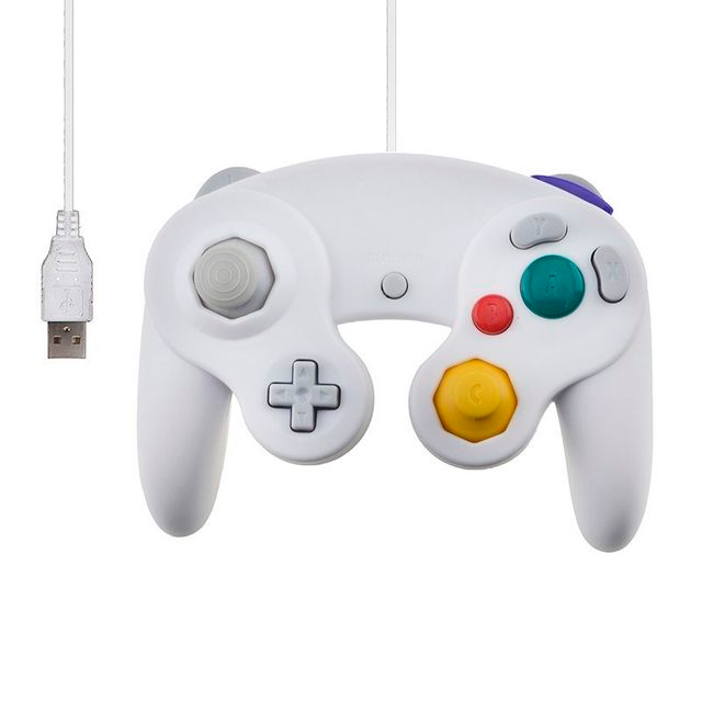 Gamecube kontrollerhez USB vezetékes kézi joystick kompatibilis Nintendo NGC GC kontrollerhez MAC számítógéphez PC gamepad_voghion.com