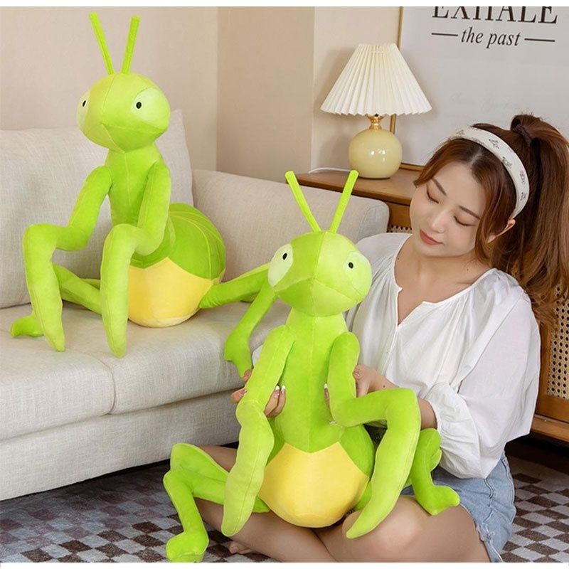 Plush Large Praying Mantis Stuffed Toy Super Soft Short Plush Cute And Creative Doll Wholesale For_voghion.com
