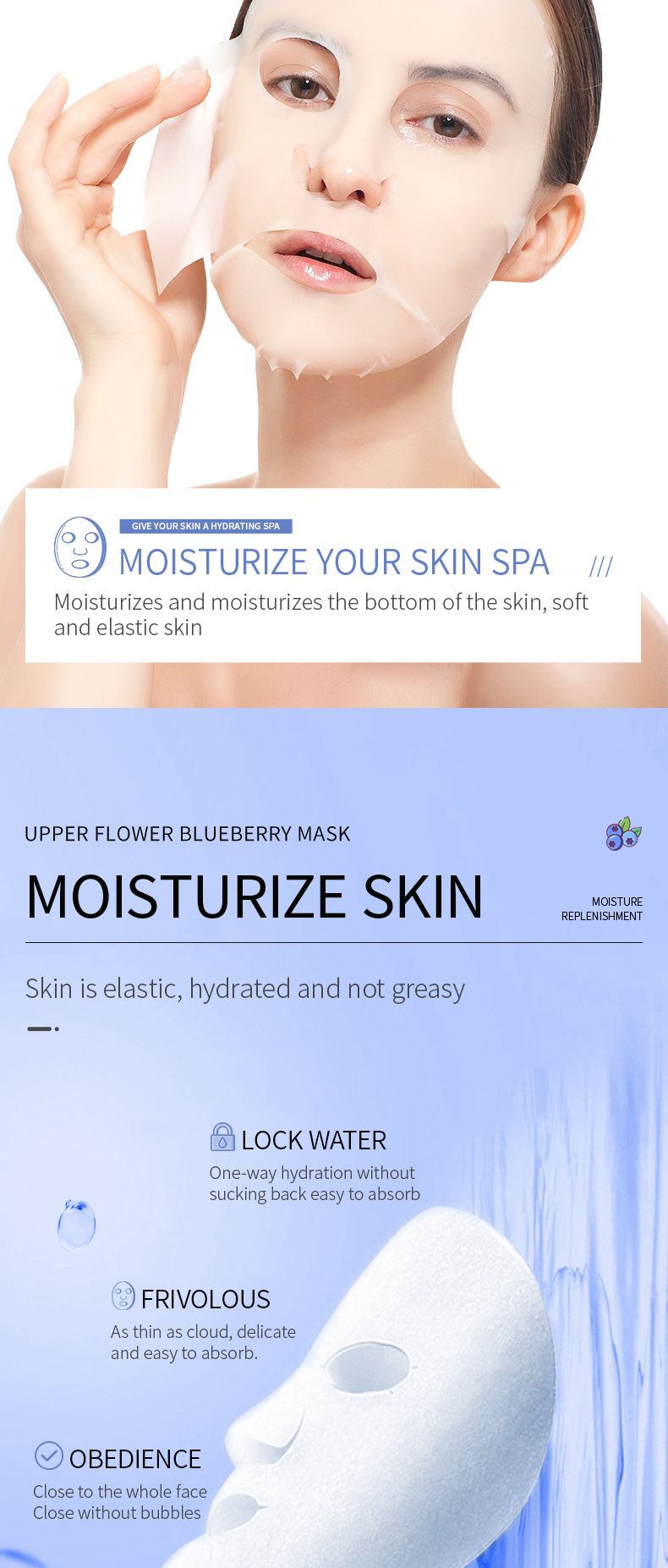 SADOER Fruit Sheet Mask 25g * 1 Piece, Hydrating And Moisturizing Facial Mask_voghion.com