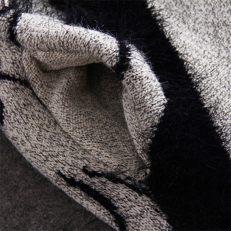 Women's Clothing New Women's Abstract Bat Sleeve Simple Medium Long Sweater Cardigan Jacket _voghion.com