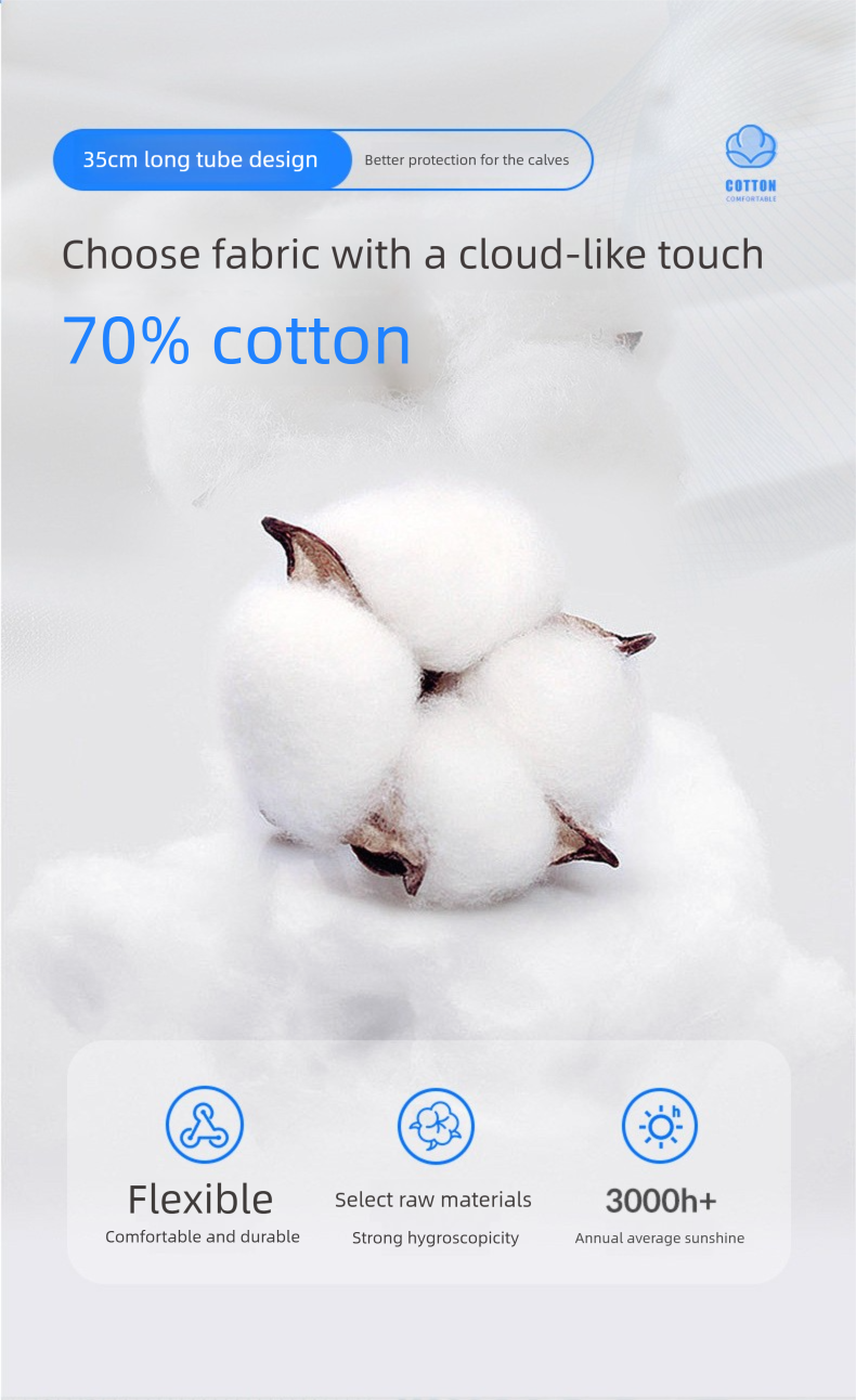 Calzini da sci alti da donna, sportivi, da alpinismo, in pile spesso, caldi, antivento e antifreddo_voghion.com