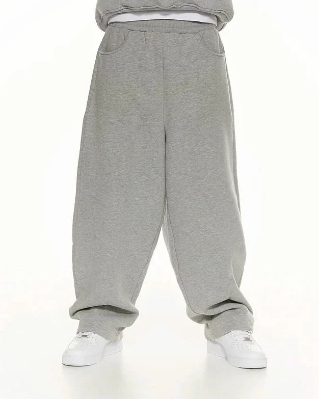 Herren Winter-Jogginghose – Lässige Jogginghose mit entspannter Passform und Stickerei, Polyester-Stretchgewebe, Schwarz/Grau/Marineblau (S/M/L/XL)_voghion.com