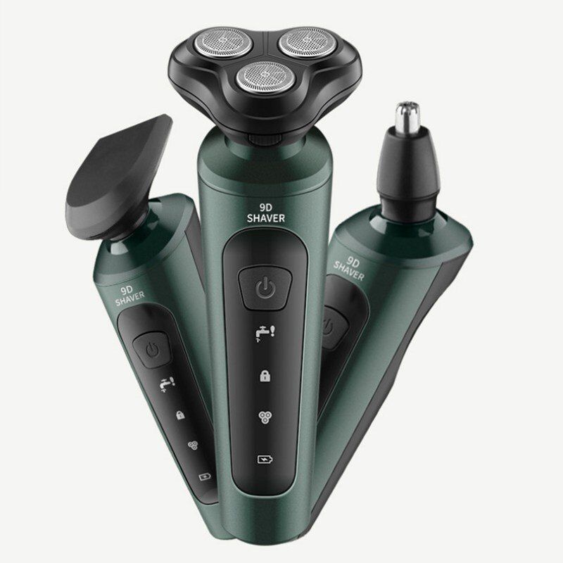For Men Intelligent Wet Dry Shaving Razor Shaver Electric Beard Remover ABS Rechargeable Trimmer_voghion.com