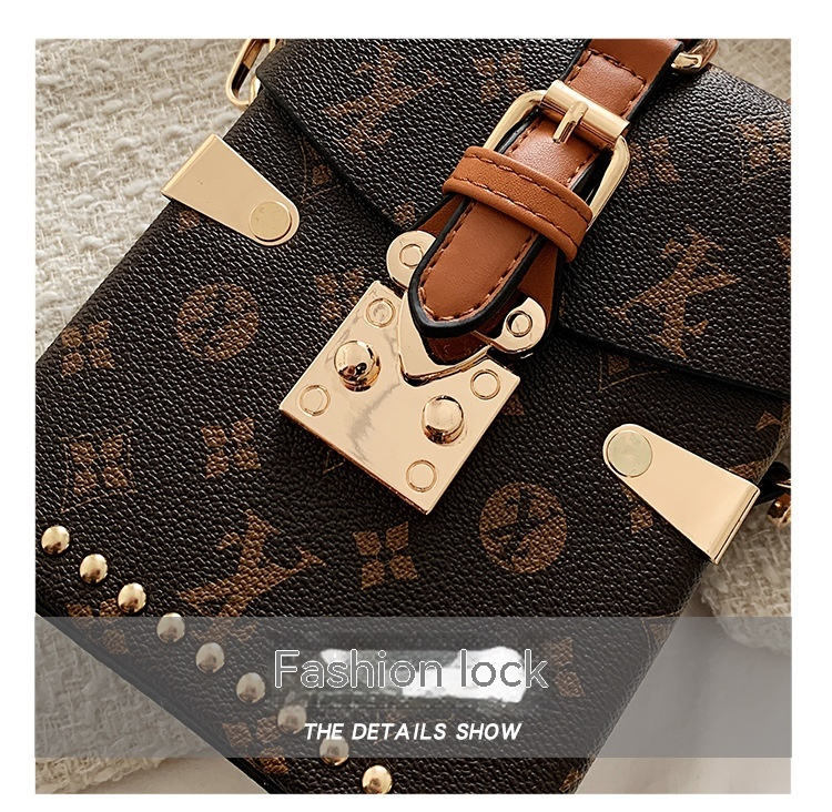 Tasche Damen neue One-Shoulder-Cross-Body-Damentasche Mode Briefkastentasche Kontrast Persönlichkeit_voghion.com