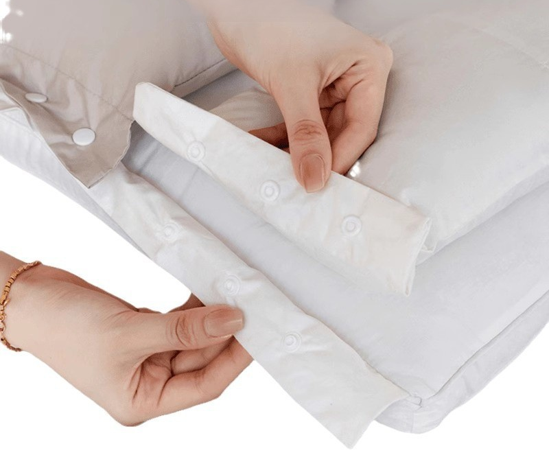 Almohada de algodón para proteger las cervicales y ayudar a dormir. Almohada con núcleo para espondilosis cervical. Bolsa rica para dormir. Almohada de tracción._voghion.com