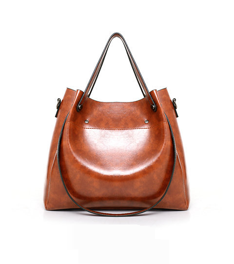 Damentasche Damen Neue Retro Vierteilige Mutter- und Kindertasche Große Kapazität Einzelschulterhandtasche Umhängetasche_voghion.com