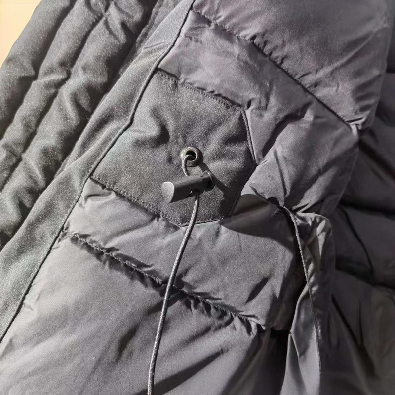 Herrenbekleidung Premium Expedition Parka mit echtem Wolfspelzbesatz – Wasserdichter Wintermantel für Männer und Frauen, ultrawarme Entendaunenjacke_voghion.com