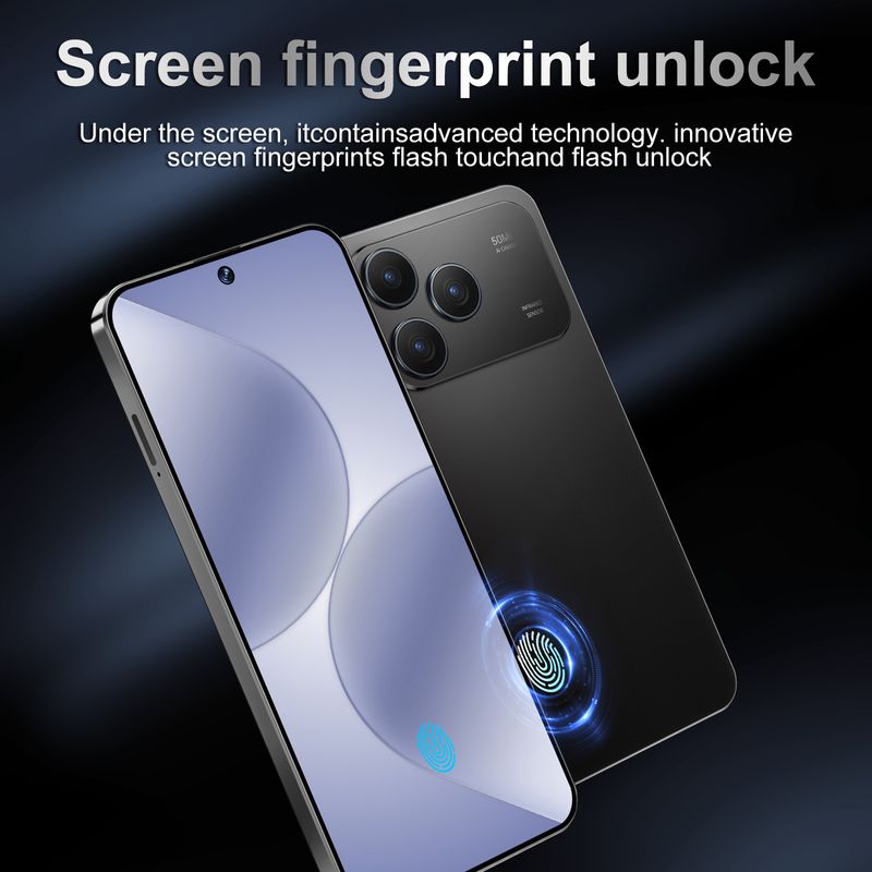 Full-HD I17 ProMax Mobile Device Enhanced Connectivity: USB-C Port For Faster Charging_voghion.com