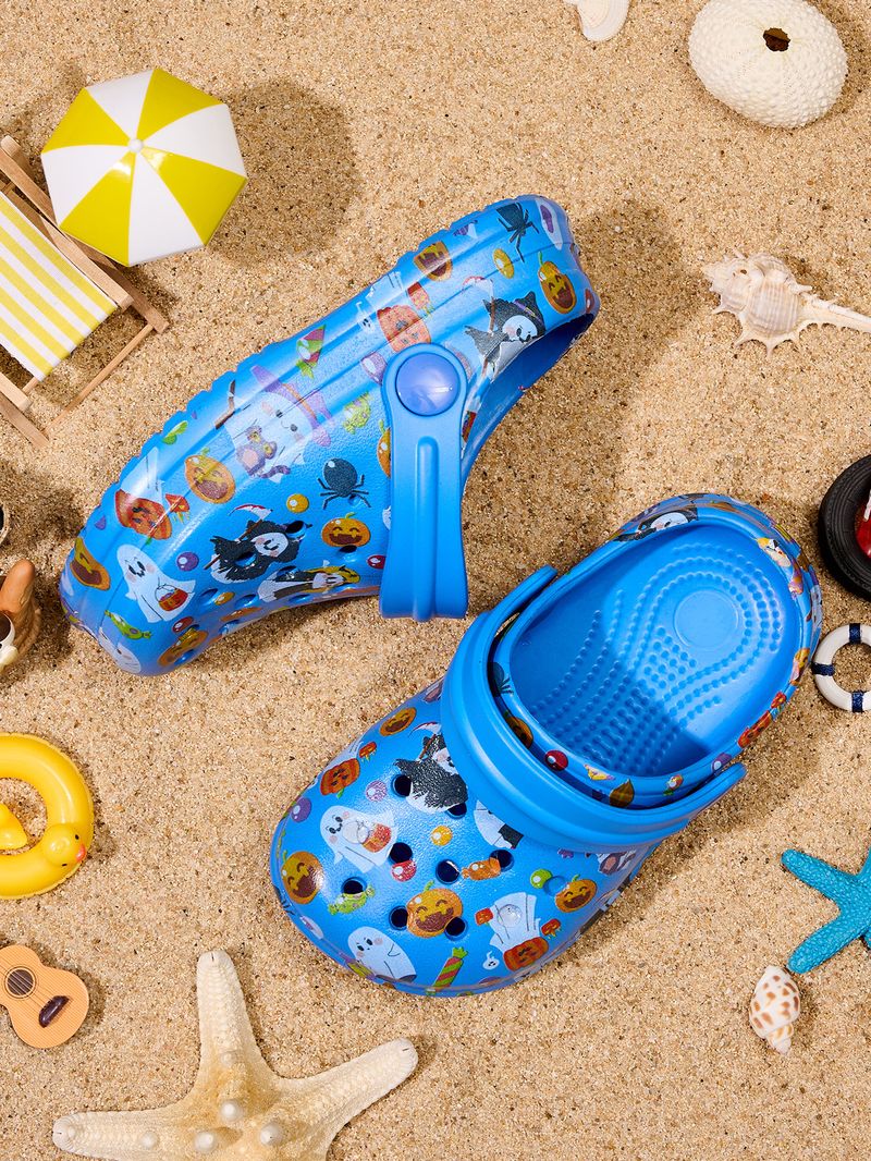 Pantofole estive con stampa di cartoni animati transfrontalieri per uso domestico, pantofole per bambini con suola morbida alla moda e stampa transfrontaliera, disponibili in magazzino_voghion.com