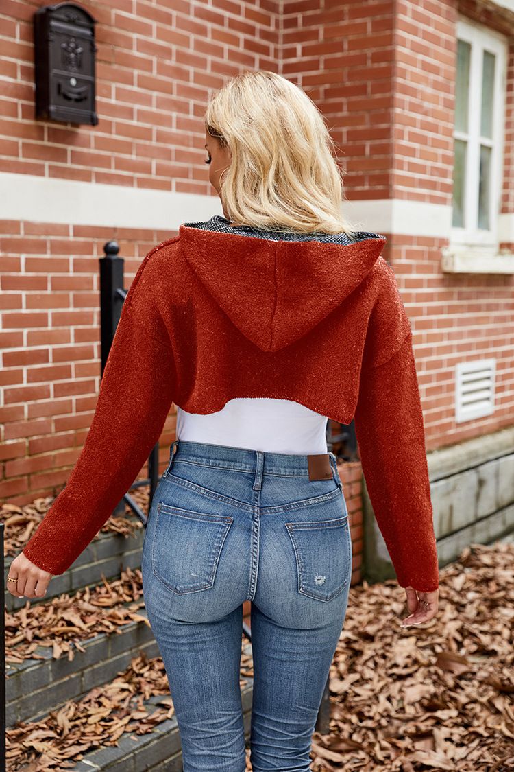 Lässiger Langarm-Strickpullover Lockerer und lässiger Damen-Rundhalspullover mit Blumenmuster und dreidimensionalem Häkelmuster_voghion.com