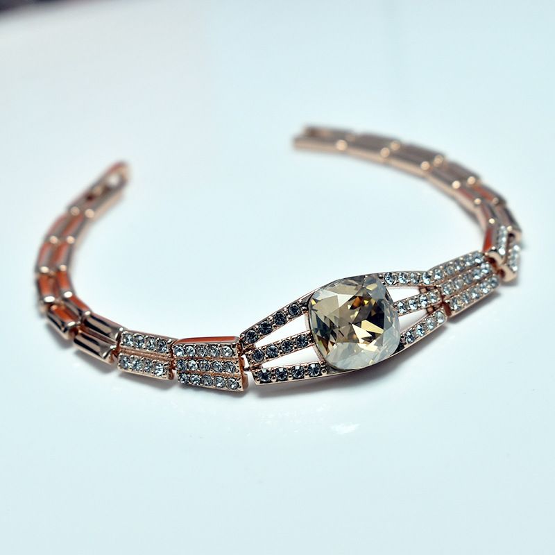 Gioielli da donna, bracciale alla moda, temperamento, regalo, personalità, moda, bracciale in cristallo Ozaili, bracciale creativo in cristallo lucido, gioielli_voghion.com