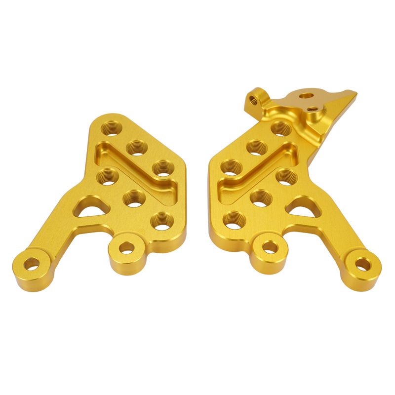 Heavy-Duty Adjustable Footrest Side Stand Bracket For Off-Road E-Bike & Mountain Bike Conversion Kit (Gold/Silver/Black, 3 Sizes)_voghion.com