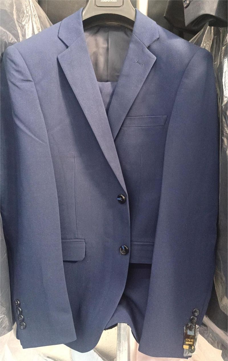 Completo da uomo CT in stile coreano, vestibilità slim con revers a lancia, taglie forti, abbigliamento formale per colloqui di lavoro_voghion.com