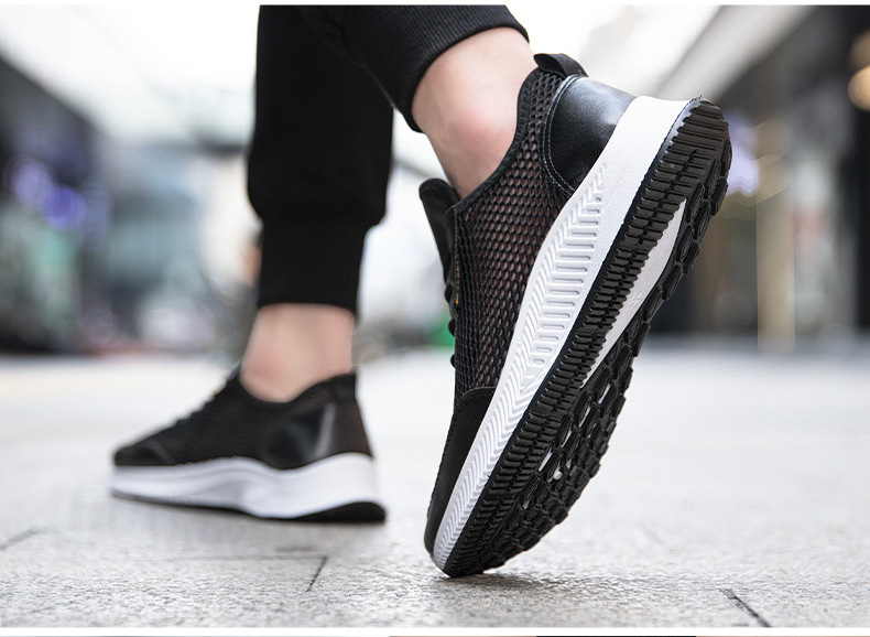 Summer Men's Breathable Thin Soft Sole Casual Versatile Student Running Mesh Comfortable Sports Shoes_voghion.com