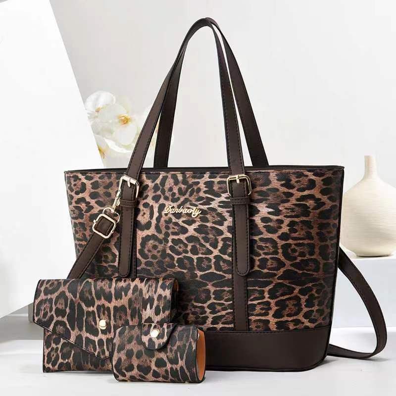 Women's Handbag Mother Bag Leopard Print Handbag Large Capacity Single Shoulder Oblique Cross Bag Texture Princess Bag_voghion.com