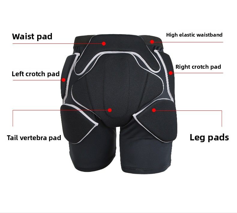 Ski Protective Gear Hip Guard Knee Thickened Pad Anti-Fall Beginner Inner Wear Tailbone Protection Sticker_voghion.com
