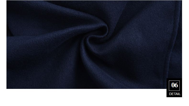 Premium Style Long Wool Coat For Men - Classic Trench Coat With Notched Lapel & Flap Pockets (Black/Grey/Navy/Khaki/Dark Brown) S-XXXL_voghion.com