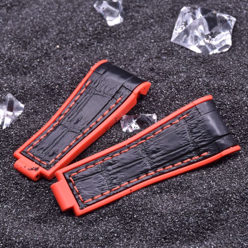 Watchbands Water Ghost Strap Yacht Watch With Two-tone Rubber Strap_voghion.com