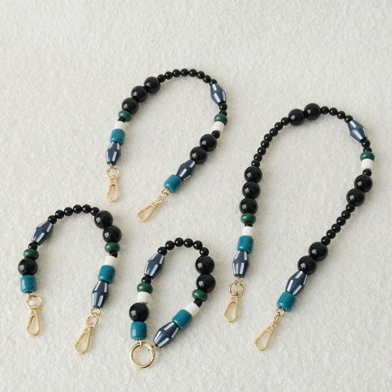 Acrylperlen Mode Handtaschenzubehör Unterarm Einzelne Schulter Perlen Taschengurt Vielseitige Telefonkette_voghion.com