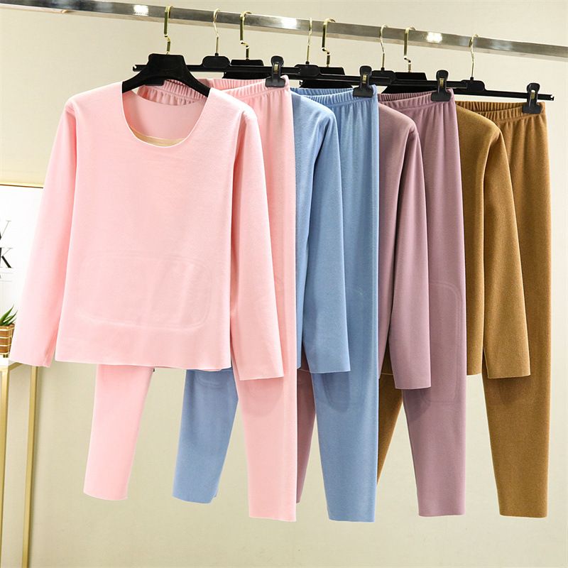 Autumn winter new German self heating double-sided velvet women's seamless loose protective palace plus fat and enlarged_voghion.com