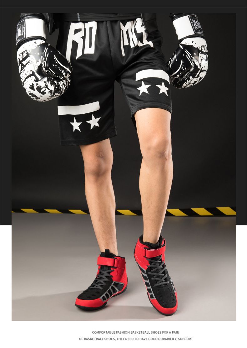 Boksačke cipele Muške profesionalne cipele za trening Sportske cipele za teretanu Unutarnja dvorana Čučanj Power Wrestling cipele za hrvanje_voghion.com