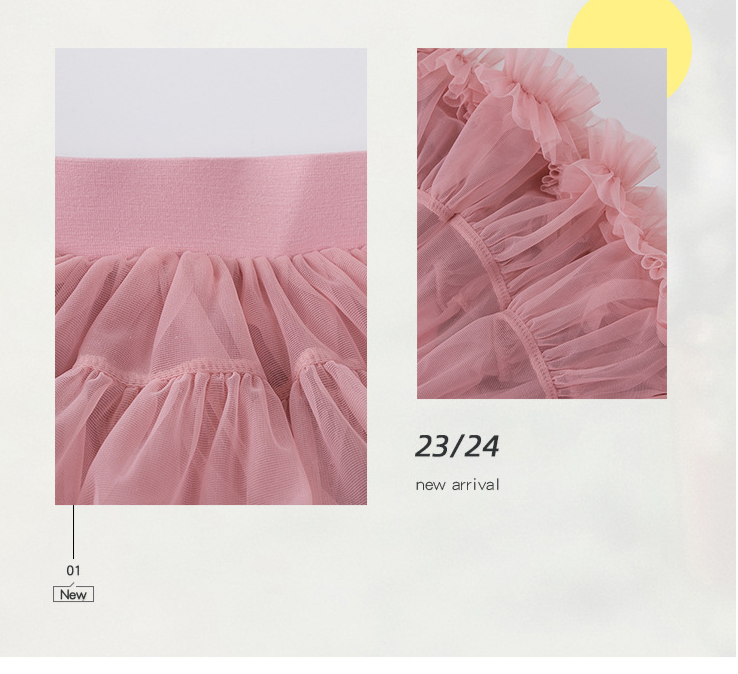 Jupe de princesse en fil doux pour bébé fille, air étranger, un an_voghion.com