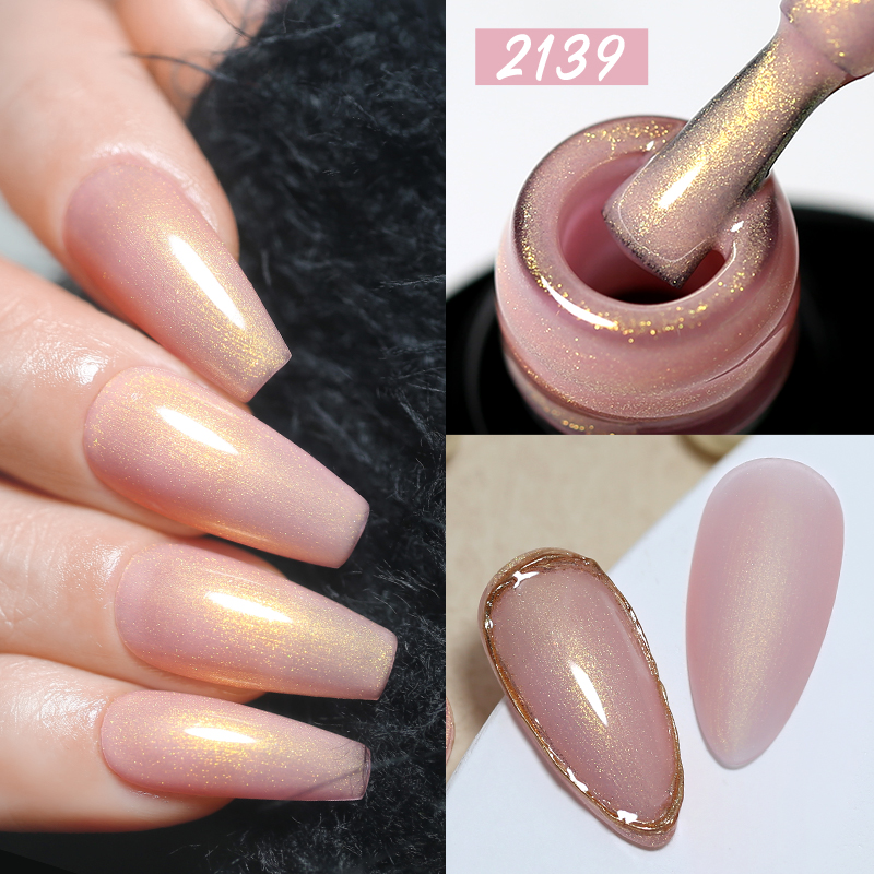 Arte Clavo 15 ml Pearl Shell Gel-Nagellack, Soak Off Primer für UV-Nägel, Gel-Lack, semi-permanenter Nagellack, Gellak-Gel_voghion.com